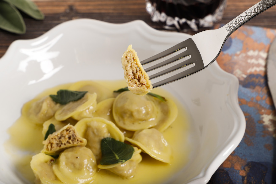 ravioli di faraona