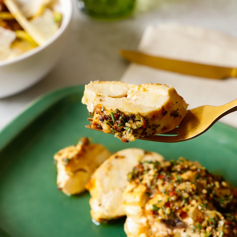 ricetta della tagliata di pollo