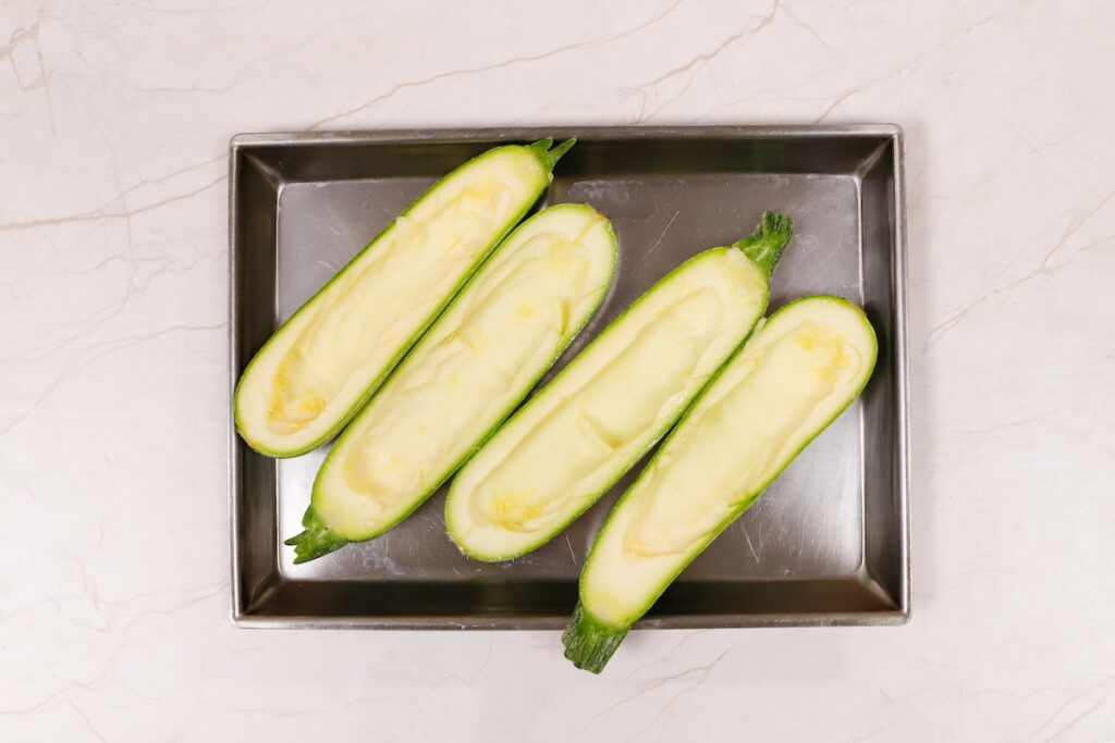 zucchine ripiene procedimento